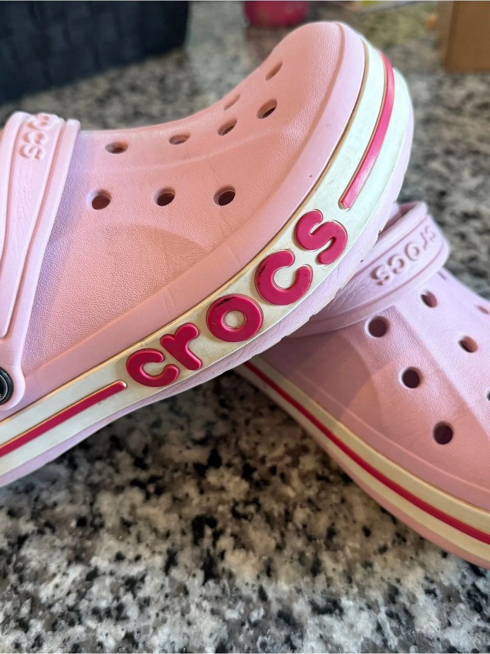 Crocs Bayaband Clogs Ballerina Pink Size J3